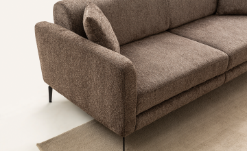 ARGETTO 3'LÜ KOLTUK (KAHVE)