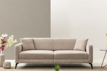 ARGETTO 3'LÜ KOLTUK (KREM)